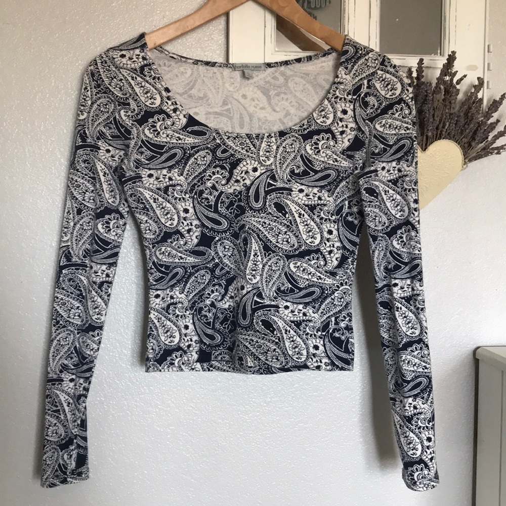 Long Sleeve Crop Top